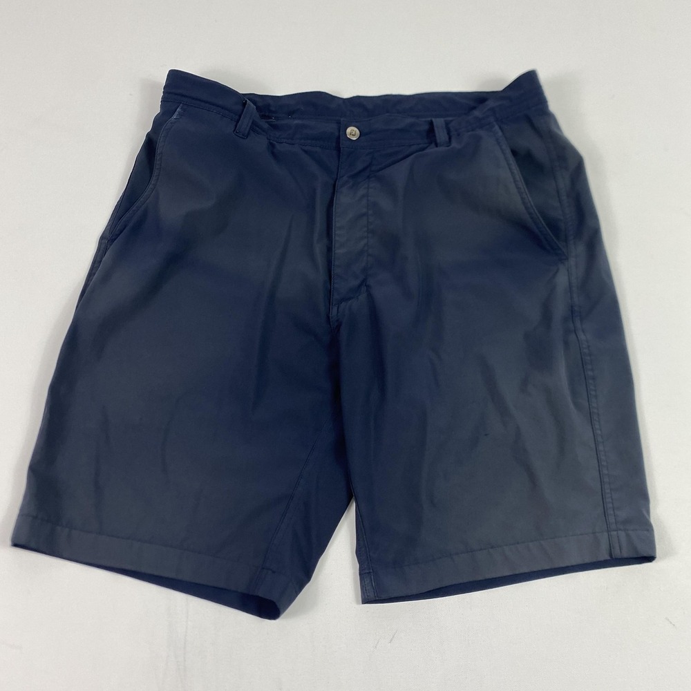 FootJoy Shorts Mens 36 Blue Golf Performance Stretch Polyester Spandex